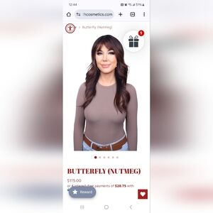 CSC Butterfly (nutmeg) Wig